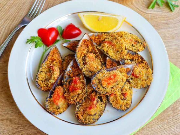 Cozze gratinate